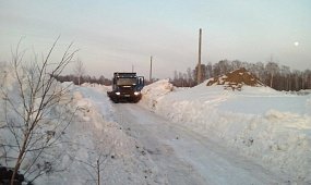 Начата отсыпка дорог в коттеджном поселке "Близкий"