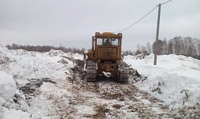 Начата отсыпка дорог в коттеджном поселке "Близкий"